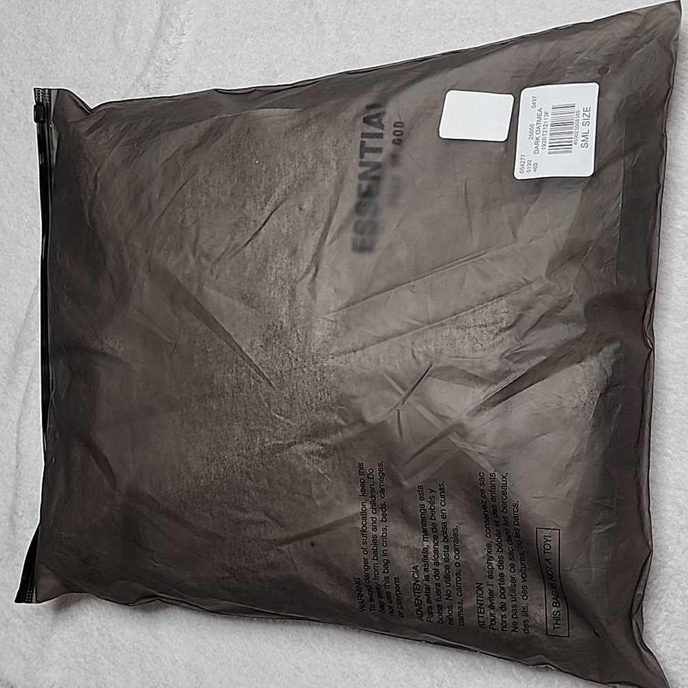 NWT Fear of God Essentials Dark Oatmeal Hoodies - Picture 9 of 10